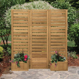 Yardistry Fusion Privacy Screen with Planters