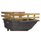 Ohio Steel 15 Cu. ft. Poly Swivel Lawn Tractor Dump Cart 1000P-SD