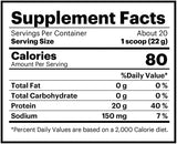 TB12 Whey Protein Powder, Unflavored Pack of 2