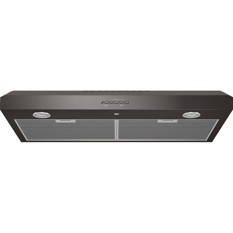 GE – 36 Convertible Range Hood – Black stainless steel
