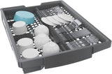 Bosch – 800 Series 18 Top Control Smart Built-In Dishwasher with 3rd Rack and 44 dBA – Custom Panel Ready