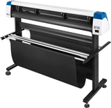 Office Products VEVOR Vinyl Cutter 53 Inch Plotter Machine Automatic Paper Feed Vinyl Cutter Plotter Speed Adjustable Sign Cutting with Floor Stand Signmaster Software