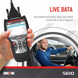 INNOVA 5610 – Newest 2022 OBD2 Diagnostic Code Scanner – BiDirectional System Test, Special Reset Function, All System Scan, Live Data