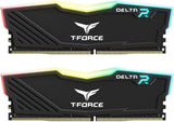 TEAMGROUP T-Force Delta RGB DDR5 32GB Kit (2x16GB) 6400MHz (PC5-51200) CL40 Desktop Memory Module Ram (White) for Z690 – FF4D532G6400HC40BDC01