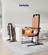 MAIDeSITe Electric Floor Lift, 440lbs Capacity, Elderly Assist