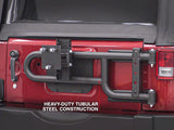 Redrock 4×4 HD Tire Carrier Compatible with OEM Tail Gate Compatible with 07-18 Jeep Wrangler JK